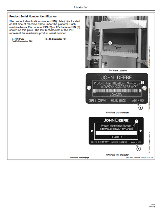 JOHN DEERE 744K 4WD LOADER OPERATOR MANUAL OMT260548