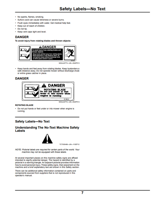 JOHN DEERE Z425, Z445, Z465, Z645, Z655 AND Z665 EZTRAK™ OPERATOR MANUAL OMM170186