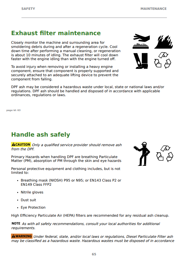JOHN DEERE 1270H, 1470H FT4 ATS GEN 2.0 HARVESTER OPERATOR INSTRUCTION MANUAL F748067