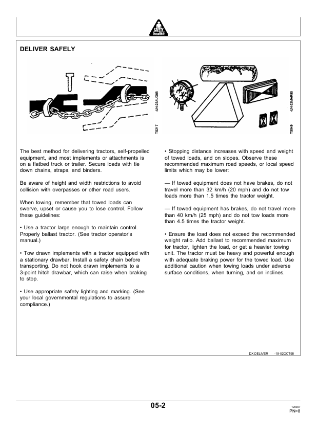JOHN DEERE 1850 NO TILL AIR DRILL PRE DELIVERY INSTRUCTION MANUAL PDIA58181