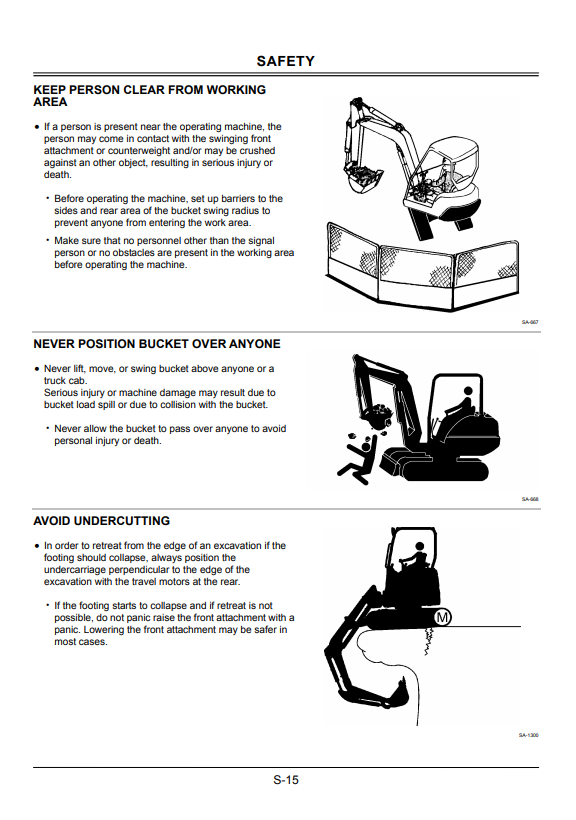 HITACHI ZAXIS 27U-2, 30U-2, 35U-2, 40U-2, 50U-2 HYDRAULIC EXCAVATOR OPERATOR MANUAL EM1M722