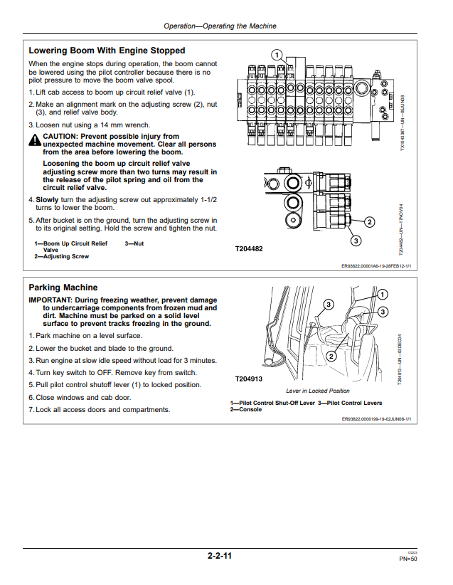 JOHN DEERE 60D EXCAVATOR OPERATOR MANUAL OMT244925