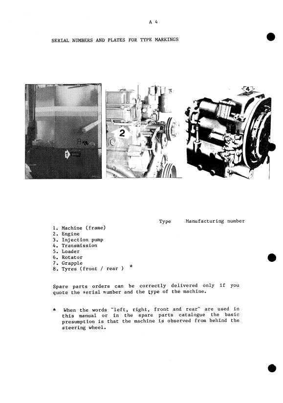 JOHN DEERE LOKOMO 919 TURBO INSTRUCTION MANUAL B140194