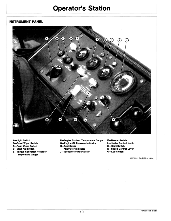 JOHN DEERE 610B BACKHOE LOADER OPERATOR MANUAL OMT82175
