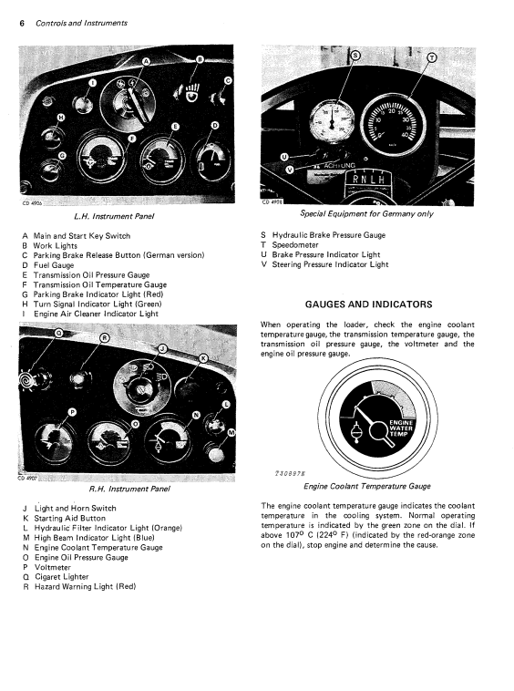 JOHN DEERE JD444, JD544B AND JD644B LOADER OPERATOR MANUAL OMCD15272