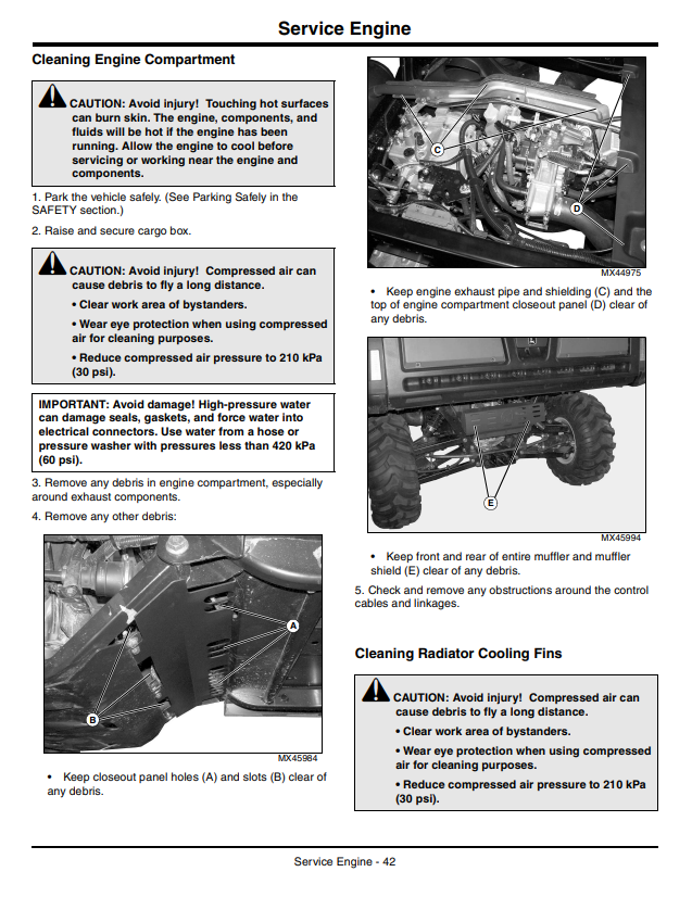 JOHN DEERE GATOR™ UTILITY VEHICLE XUV 625I OPERATOR MANUAL OMM165096