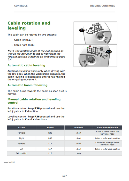JOHN DEERE 1270H, 1470H T3 HARVESTER OPERATOR INSTRUCTION MANUAL F743826