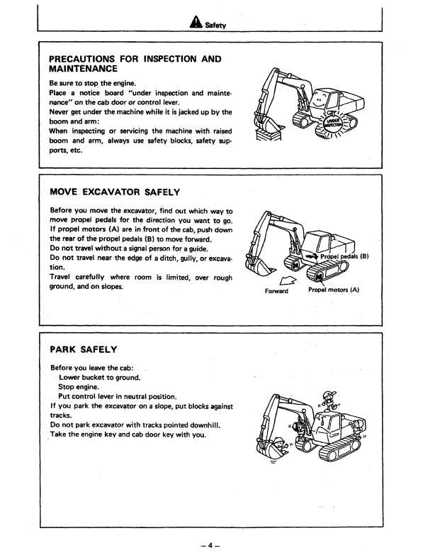 HITACHI EX100 EXCAVATOR OPERATOR MANUAL EM12E14