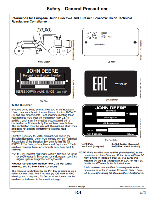 JOHN DEERE 750K CRAWLER DOZER OPERATOR MANUAL OMT298956
