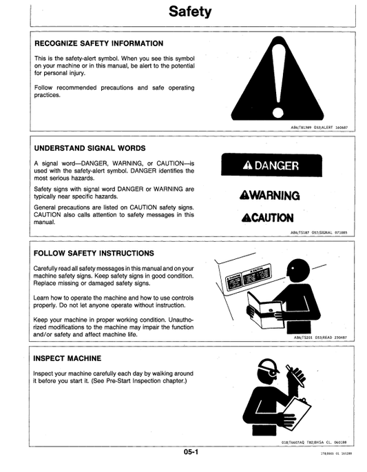 JOHN DEERE 290D EXCAVATOR OPERATOR MANUAL OMAT130302