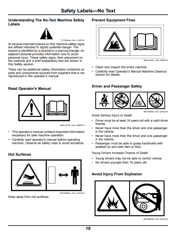 JOHN DEERE XUV 855D GATOR™ UTILITY VEHICLE OPERATOR MANUAL OMM173976