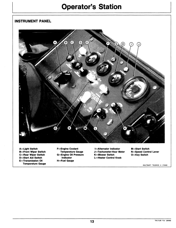 JOHN DEERE 710B BACKHOE LOADER OPERATOR MANUAL OMT82176