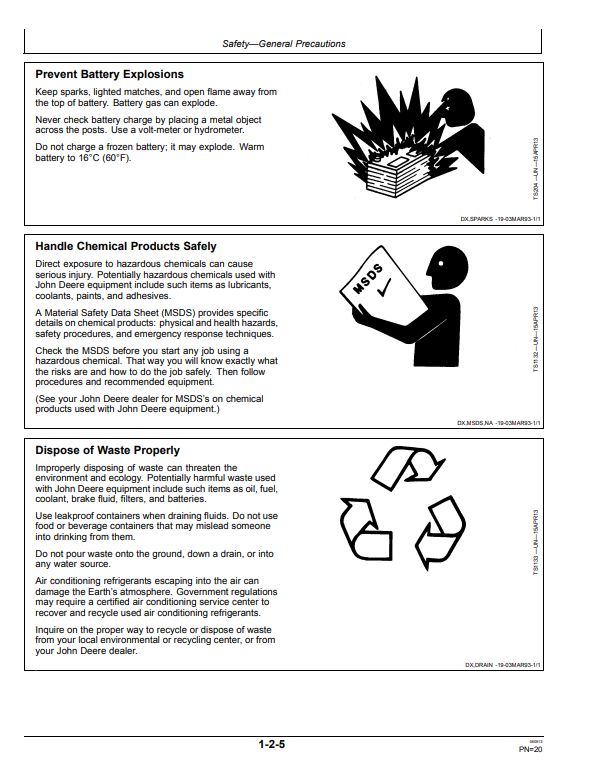 JOHN DEERE 75C EXCAVATOR OPERATOR MANUAL OMT224273