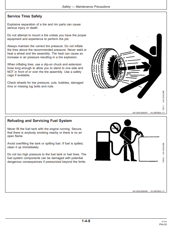 JOHN DEERE 1470D HARVESTER OPERATOR MANUAL OMF066321