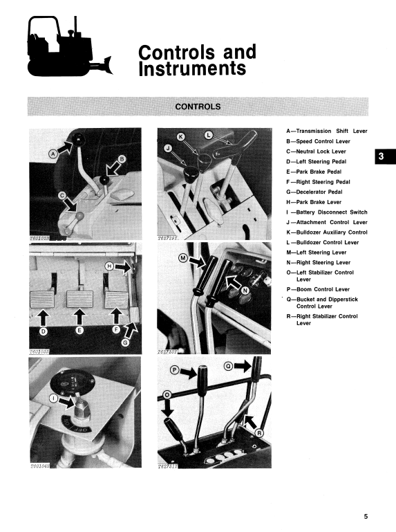 JOHN DEERE JD550 CRAWLER BULLDOZER OPERATOR MANUAL OMT70877