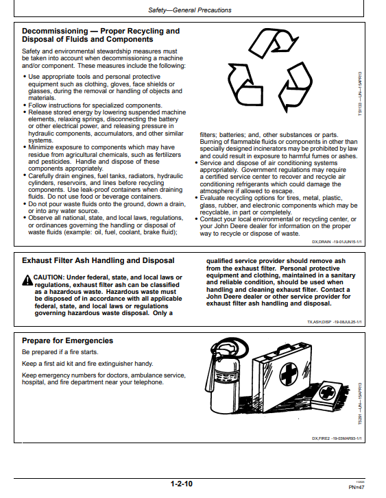 JOHN DEERE 710 P BACKHOE LOADER OPERATOR MANUAL OMT475674X019