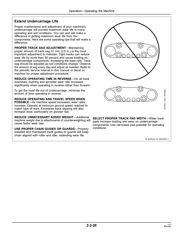 JOHN DEERE 750K CRAWLER DOZER OPERATOR MANUAL OMT298956