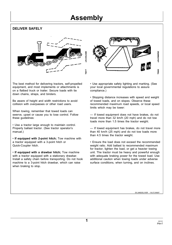 JOHN DEERE 945 CENTER PIVOT ROTARY IMPELLER MOWER CONDITIONER PRE DELIVERY INSTRUCTION MANUAL PDIE91032