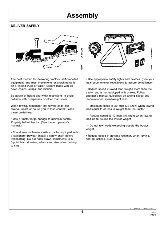 JOHN DEERE BALER 328, 338 PDIE87120 H5 PRE DELIVERY INSTRUCTION MANUAL
