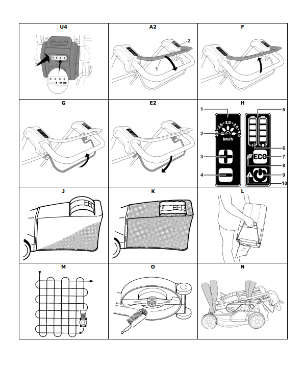 JOHN DEERE 43-ACCU VARIO, 47-ACCU VARIO, R43BV, R47BV (SA526520) LAW MOWERS OPERATOR MANUAL SAU15828