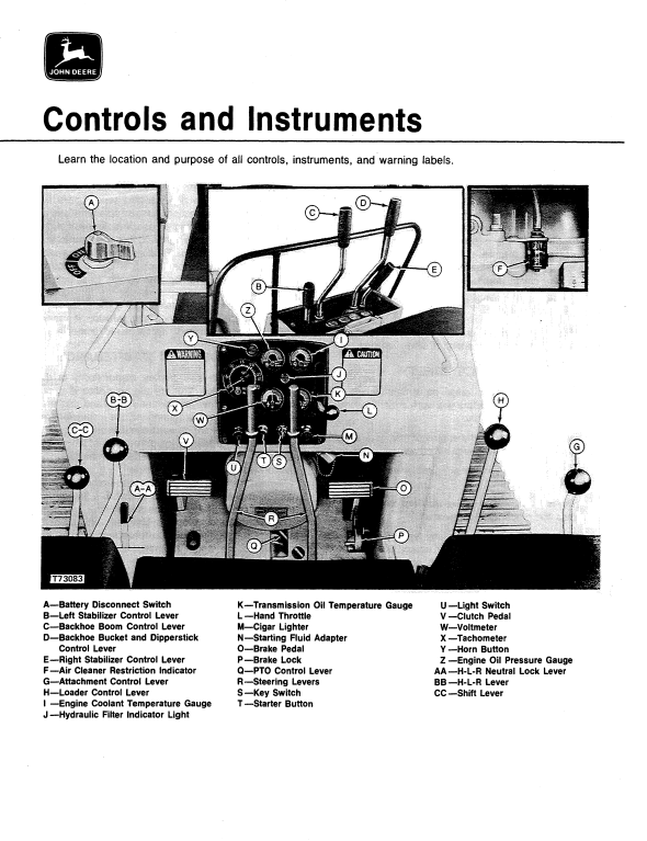 JOHN DEERE JD450-C CRAWLER LOADER OPERATOR MANUAL OMT71337