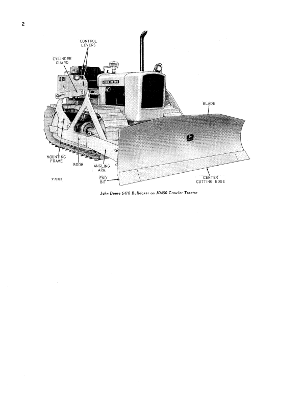 JOHN DEERE 6410 BULLDOZER OPERATOR MANUAL OMT25427