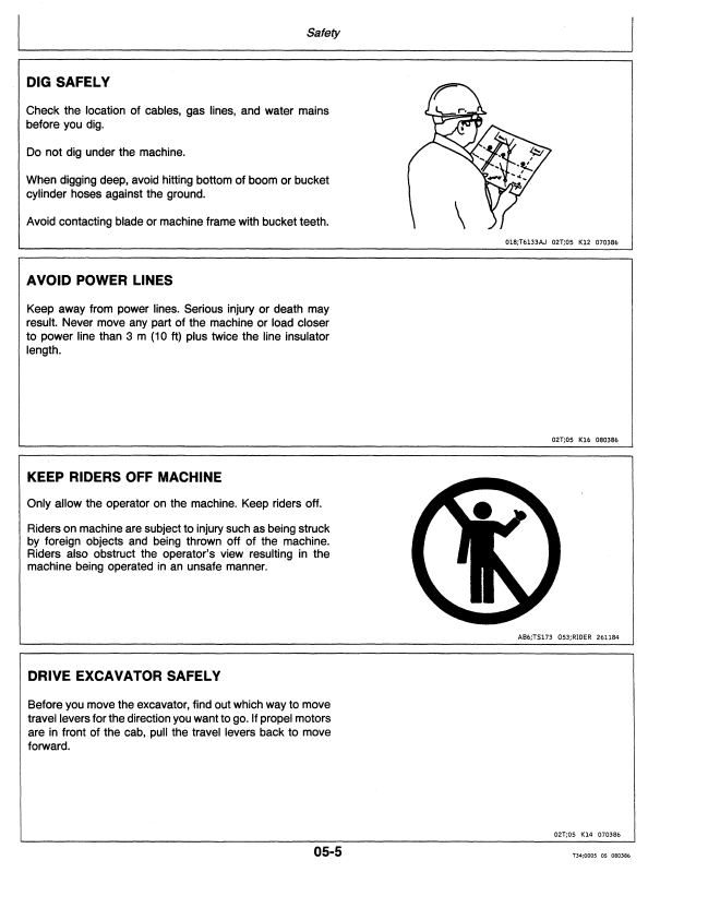 JOHN DEERE 25 EXCAVATOR OPERATOR MANUAL OMT107064