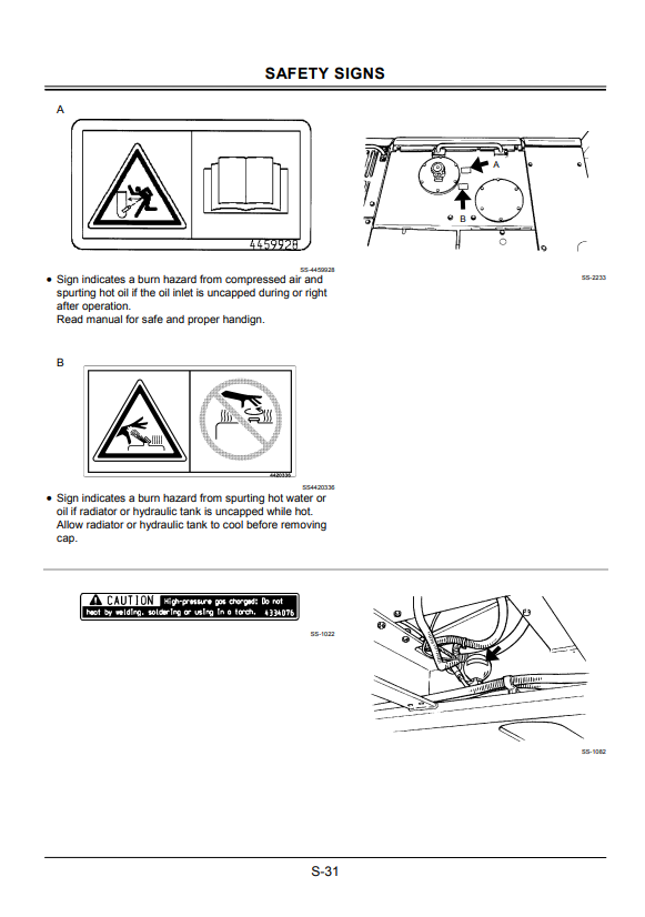 HITACHI ZAXIS 500LC, 500LCH EXCAVATOR OPERATOR MANUAL EM16R21
