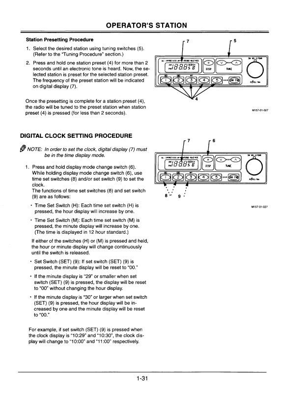 HITACHI EX110M-5 EXCAVATOR OPERATOR MANUAL EM1E9NA21
