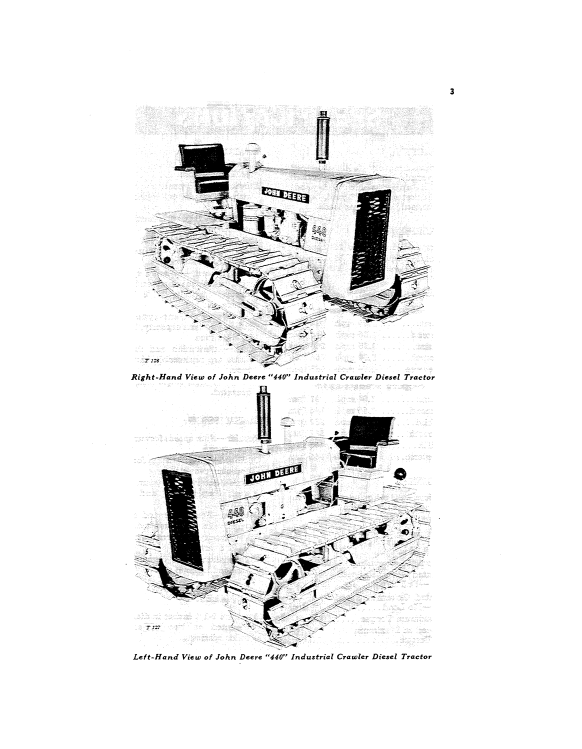 JOHN DEERE 440 DIESEL INDUSTRIAL CRAWLER OPERATOR MANUAL OMT73459