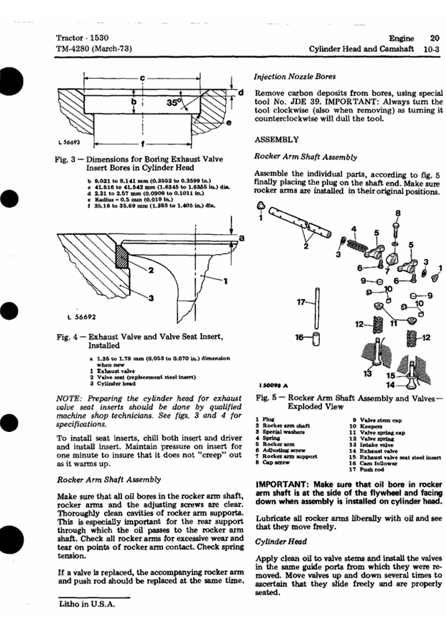 JOHN DEERE 1530 TRACTOR TECHNICAL MANUAL TM4280
