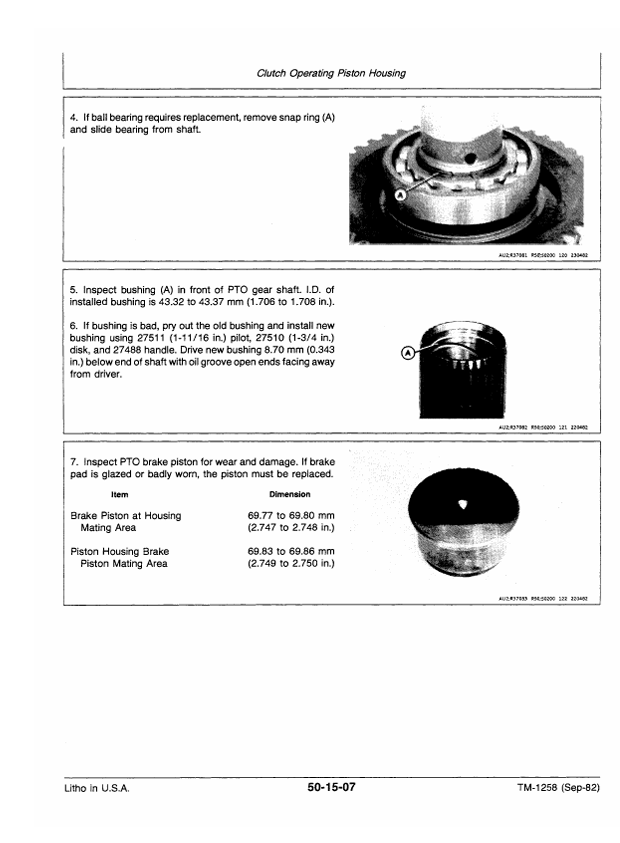 JOHN DEERE 4650 AND 4850 TRACTOR REPAIR TECHNICAL MANUAL TM1354