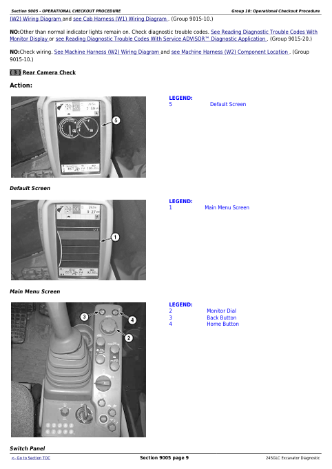 JOHN DEERE 245GLC IT4 EXCAVATOR DIAGNOSTIC OPERATION AND TEST MANUAL TM12660