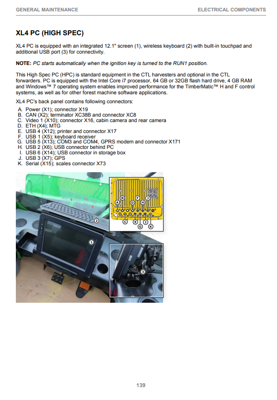 JOHN DEERE 1210G / 1510G TIER 3 FIXED CABIN OPERATOR MANUAL F697820