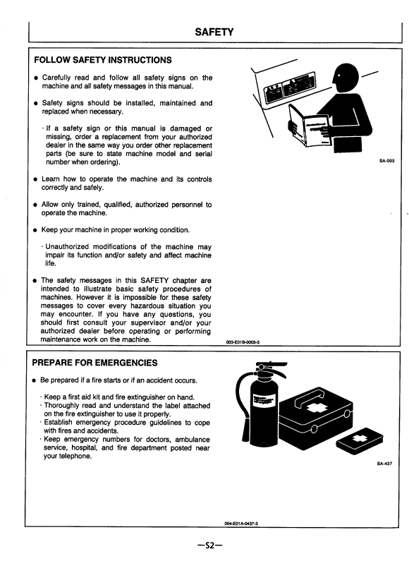 HITACHI EX750-5, EX800H-5 EXCAVATOR OPERATOR MANUAL EM17C31