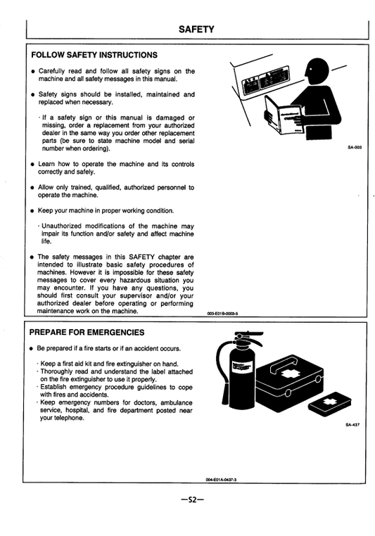 HITACHI EX750-5, EX800H-5 EXCAVATOR OPERATOR MANUAL EM17C31