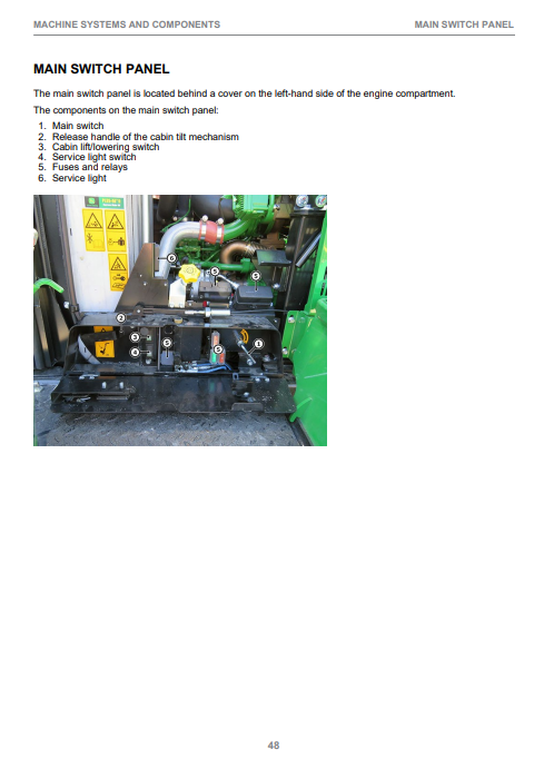 JOHN DEERE 1510G TIER 3 ROTATING &amp; LEVELING CABIN CTL FORWARDER OPERATOR INSTRUCTION MANUAL F723288