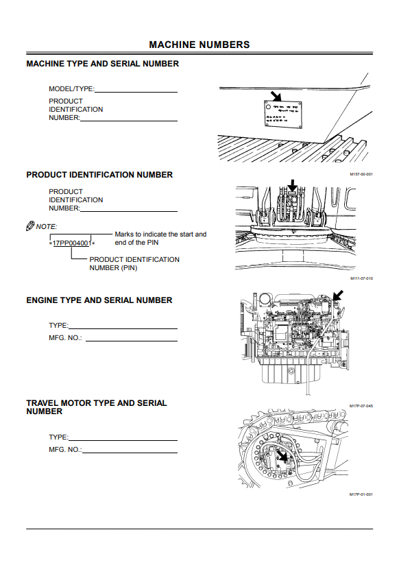 HITACHI ZAXIS 600, 650H, 600LC, 650LCH EXCAVATOR OPERATOR MANUAL EM17P21