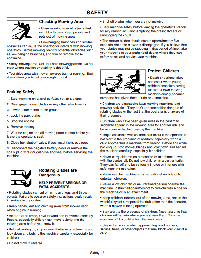 JOHN DEERE SELECT SERIES™ TRACTOR X740, X744, X748 ULTIMATE™ SERIES OPERATOR MANUAL OMM154033