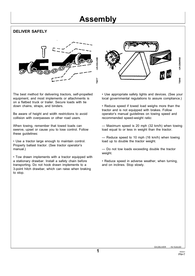 JOHN DEERE BALER 348 PDIE87176 H5 PRE DELIVERY INSTRUCTION MANUAL
