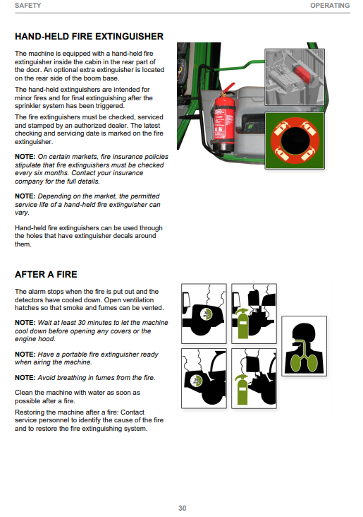 JOHN DEERE 1110G / 1210G / 1510G TIER 2 ROTATING & LEVELING CABIN CTL FORWARDER OPERATOR INSTRUCTION MANUAL F723236