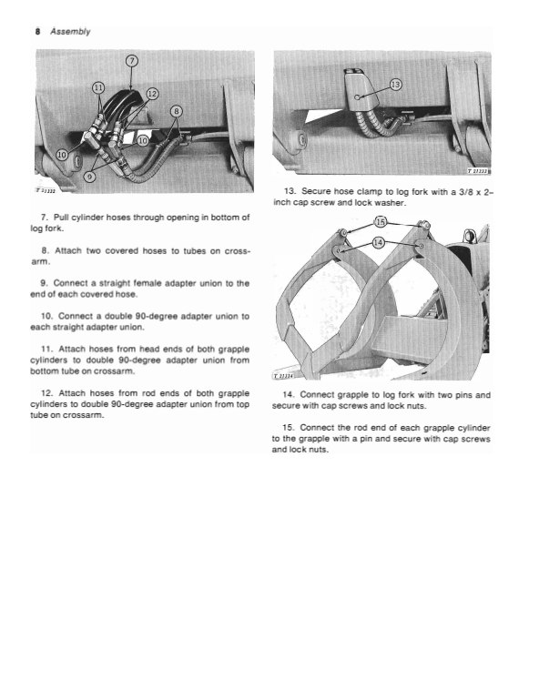 JOHN DEERE 7712 LOG LOADER FOR JD450-B CRAWLER OPERATOR MANUAL OMT32917