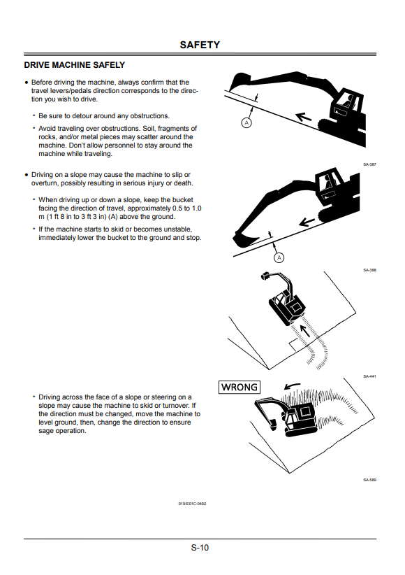 HITACHI ZAXIS 800, 850H EXCAVATOR OPERATOR MANUAL EM17V21