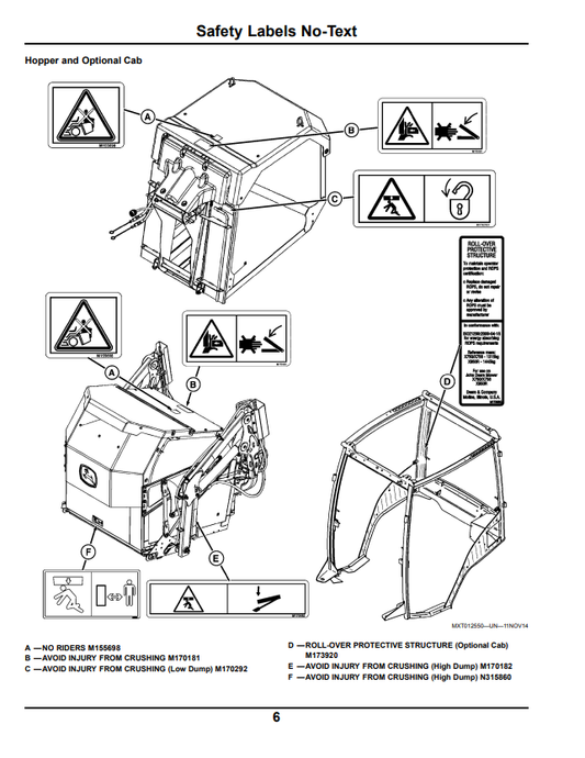 JOHN DEERE X950R TRACTOR OPERATOR MANUAL OMM175337