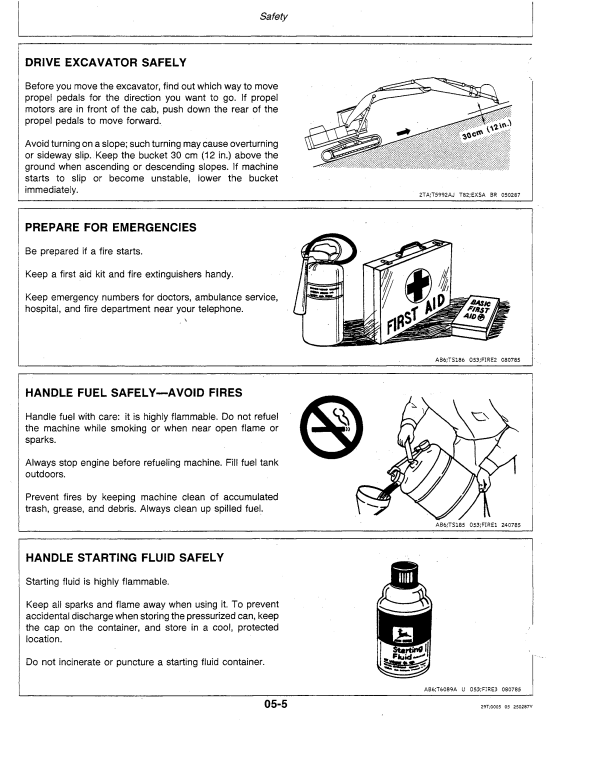 JOHN DEERE 690C EXCAVATOR OPERATOR MANUAL OMT114467