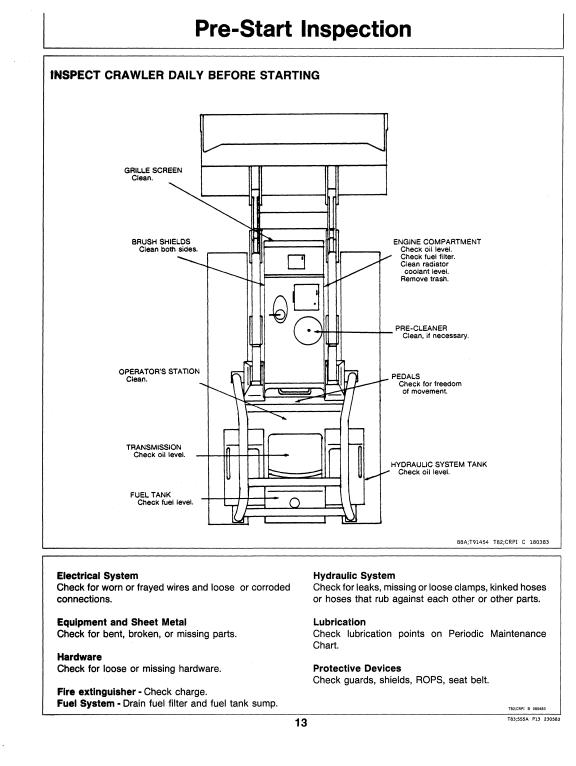 JOHN DEERE 555A CRAWLER LOADER OPERATOR MANUAL OMT75124