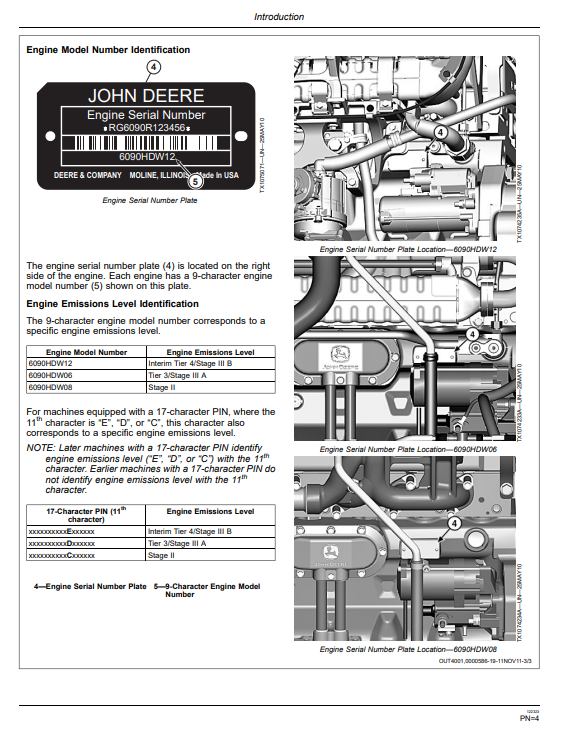JOHN DEERE 744K 4WD LOADER OPERATOR MANUAL OMT274159