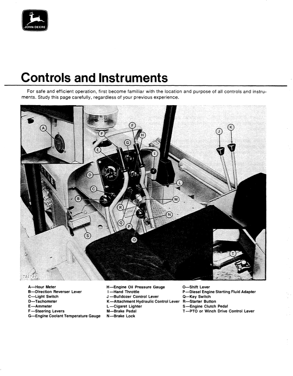 JOHN DEERE 350B CRAWLER OPERATOR MANUAL OMT46859