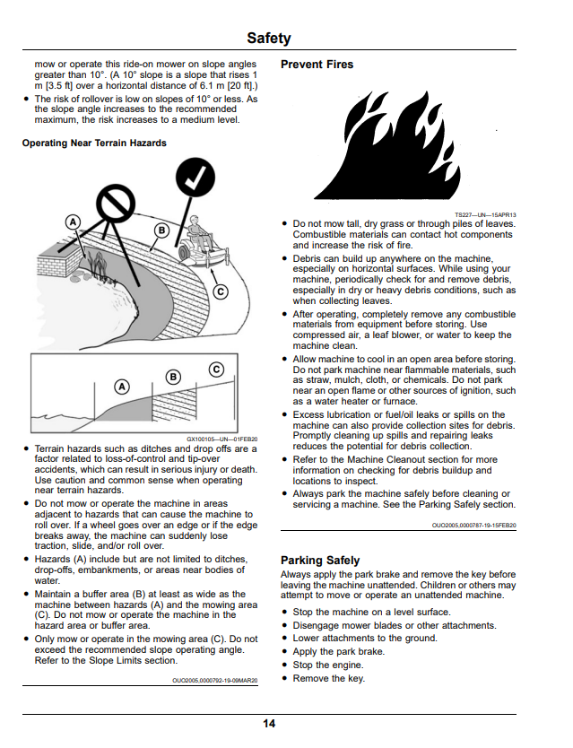 JOHN DEERE Z720E, Z730M, Z735E, Z735M AND Z740R ZTRAK™ SERIES GAS OPERATOR MANUAL OMUC26138