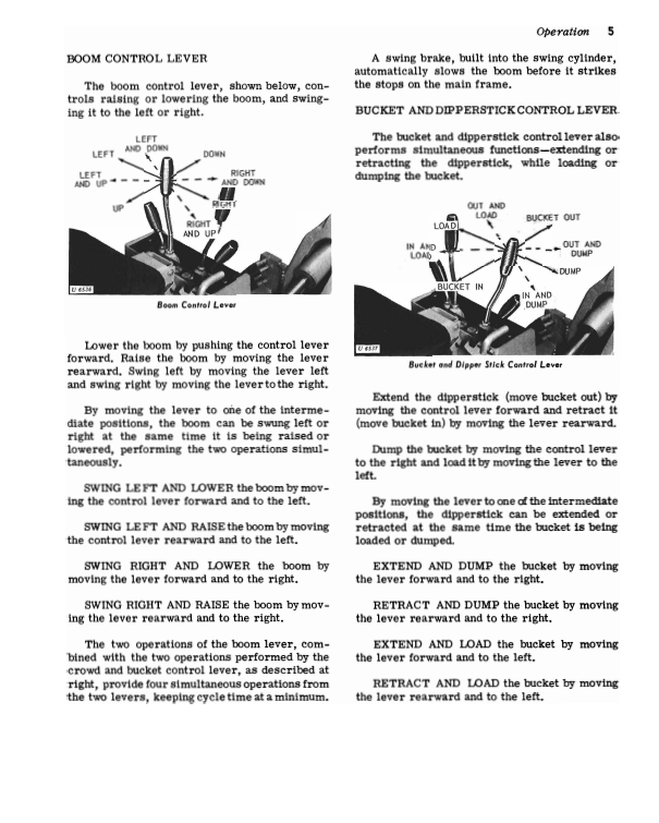 JOHN DEERE 93 SERIES A AND 95 SERIES A BACKHOE OPERATOR MANUAL OMT33825